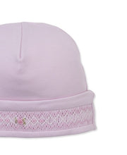 Load image into Gallery viewer, Hand Smocked Pink Hat

