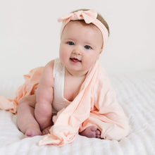 Load image into Gallery viewer, Knit Swaddle Blanket - Blush

