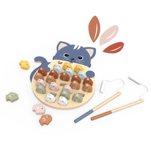 Load image into Gallery viewer, Wooden Alphabet Fishing Game
