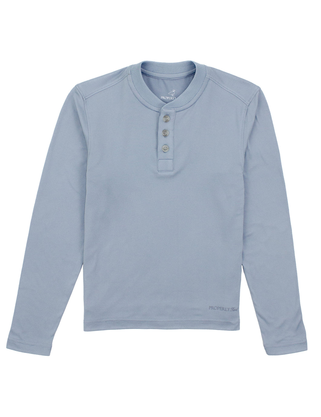 Ravine Dusk Blue Henley