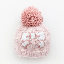 Load image into Gallery viewer, Pink Bow Beanie Hat
