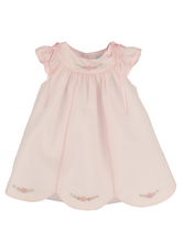 Load image into Gallery viewer, Pink Wave Faldon Dress with Bonnet
