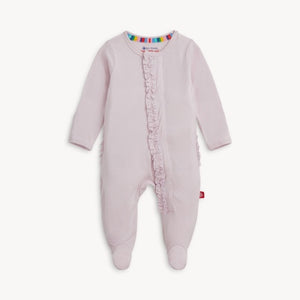 *Grape Ice Ruffle Modal Magnetic Footie