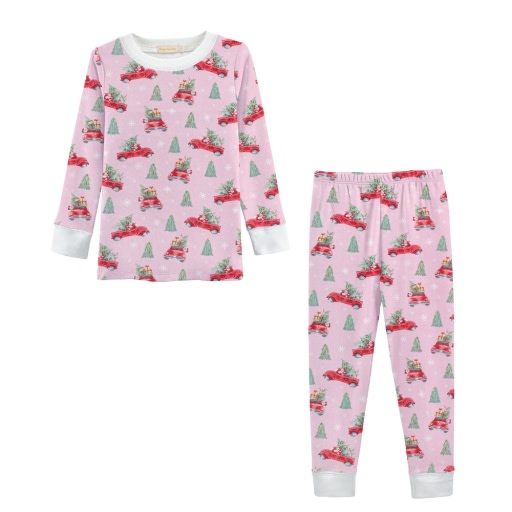 Pink Santa PJ Set