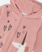 Load image into Gallery viewer, Hooded Knit Unicorn Cardigan
