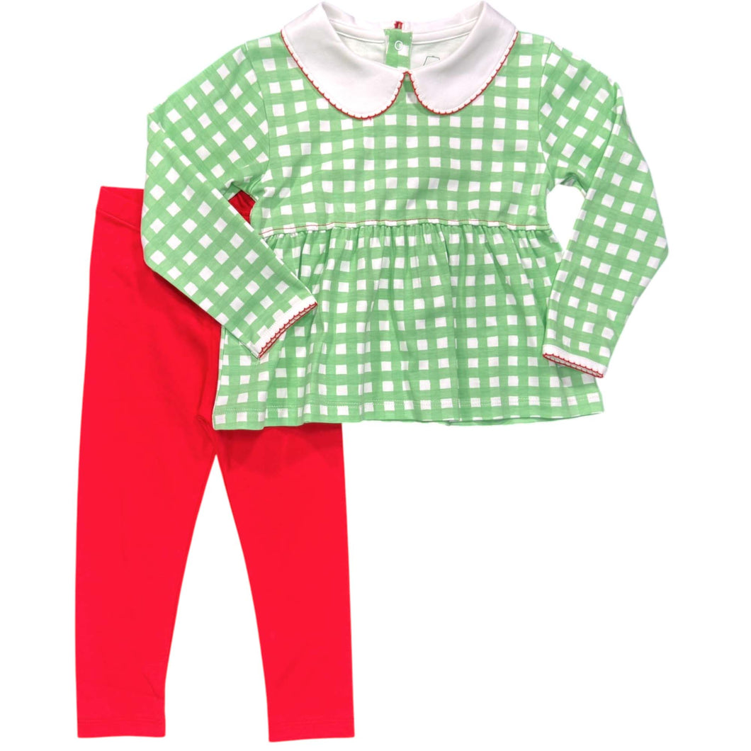 Green Gingham Play Set