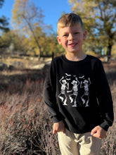 Load image into Gallery viewer, Cherokee Printed Tee Dancing Cowboy Skeleton
