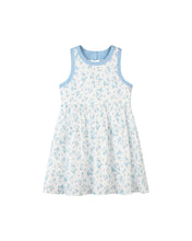 Load image into Gallery viewer, Adele Blue Floral Dress
