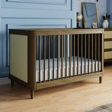 Load image into Gallery viewer, Natural Walnut Marin with Honey Cane 3-in-1 Convertible Crib
