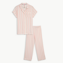 Load image into Gallery viewer, Magnetic Me Women's Capri Stripe PJs
