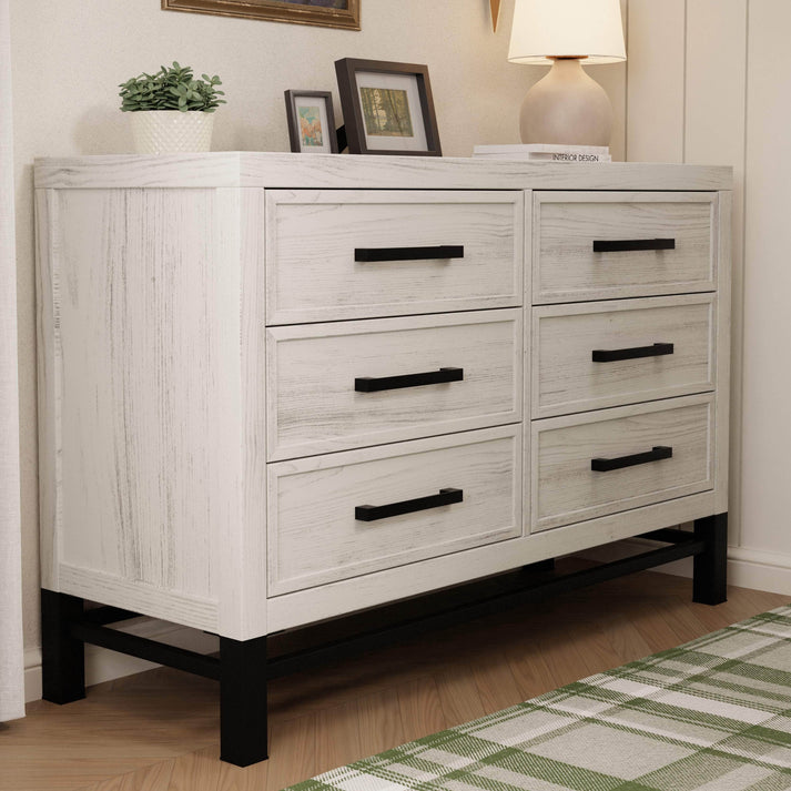 Newbern Dresser White Driftwood