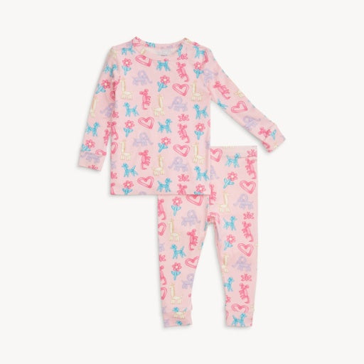 Pink Party Animals Glow in the Dark Modal Pjs