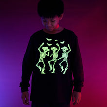 Load image into Gallery viewer, Cherokee Printed Tee Dancing Cowboy Skeleton

