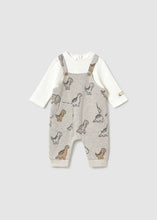 Load image into Gallery viewer, Dinosaur Overall Romper
