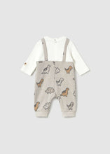 Load image into Gallery viewer, Dinosaur Overall Romper
