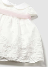 Load image into Gallery viewer, Pink and Cream Lace Dress
