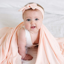 Load image into Gallery viewer, Knit Swaddle Blanket - Blush
