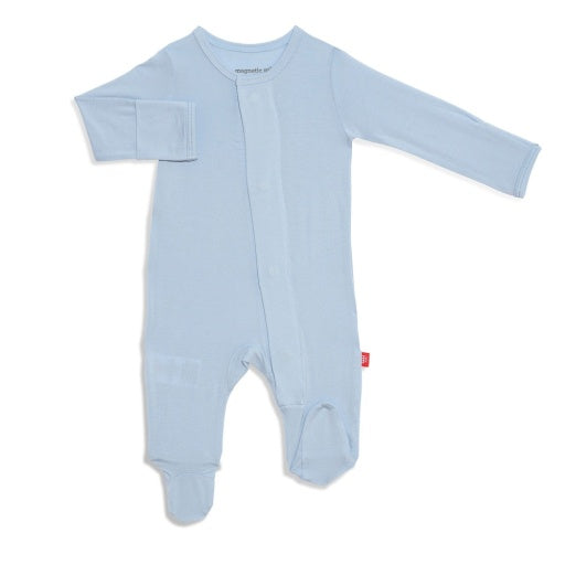 *Baby Blue  Modal Magnetic Footie