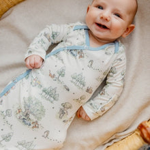 Load image into Gallery viewer, Newborn Knotted Gown - Hundred Acre Wood
