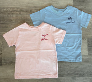 Hand-Stitched Sibling Tee