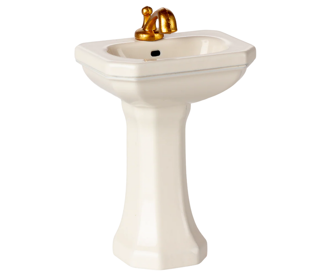 Bathroom Sink, Mouse- Off White