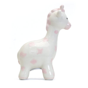 Pink Spotted Giraffe Bank