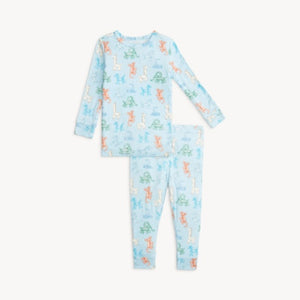 Blue Party Animals Glow in the Dark Modal Pjs