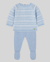 Load image into Gallery viewer, Chalk Blue Cashmere Blend Knit Set
