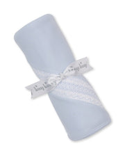 Load image into Gallery viewer, Punto Ingles Blue Hand Smocked Blanket
