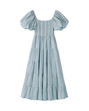 Load image into Gallery viewer, Women's Blue Embroidered Beth Dress
