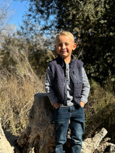 Load image into Gallery viewer, Hunter Quilted Navy Vest
