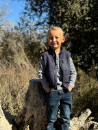 Hunter Quilted Navy Vest