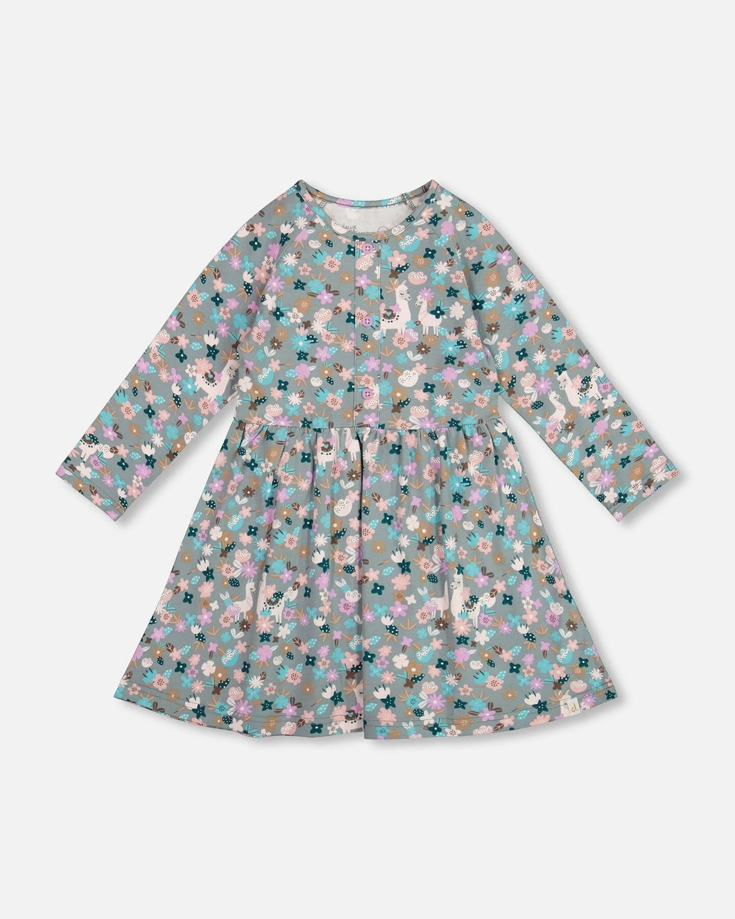 Organic Cotton Llama Dress