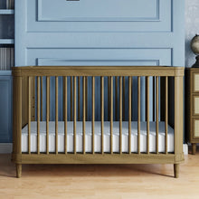 Load image into Gallery viewer, Natural Walnut Marin with Honey Cane 3-in-1 Convertible Crib
