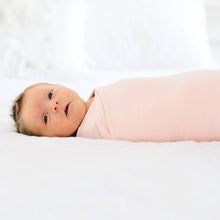 Load image into Gallery viewer, Knit Swaddle Blanket - Blush
