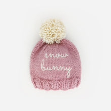Load image into Gallery viewer, Snow Bunny Rosy Beanie Hat
