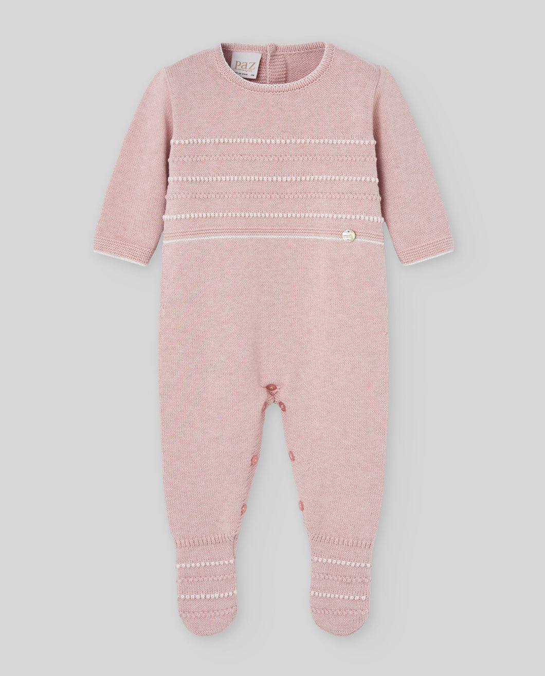 Powder Pink Regalo Cashmere Blend Romper