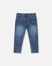 Load image into Gallery viewer, Embroidered Denim Jeans
