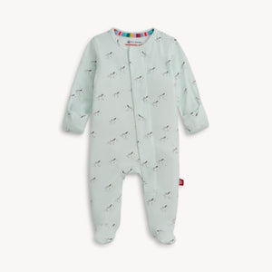 Teal Savannah Plains Magnetic Modal Footie