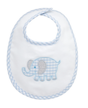 Load image into Gallery viewer, Blue Elephant Bib
