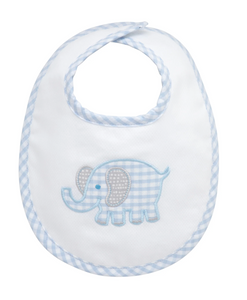Blue Elephant Bib