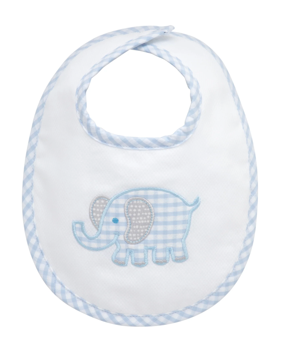Blue Elephant Bib