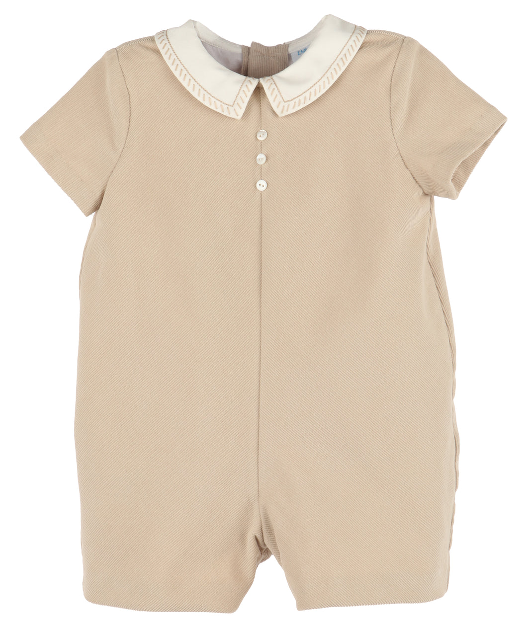 Beige Cozy Cord Romper