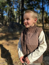 Load image into Gallery viewer, Hunter Quilted Brown Vest
