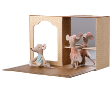 Load image into Gallery viewer, Maileg Ballet Mice in Dance Studio, Little Sister &amp; Brother
