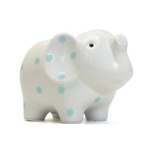 Load image into Gallery viewer, Elephant Blue Polka Dot Bank
