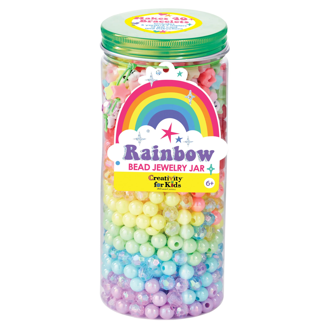 Rainbow Jewelry Jar