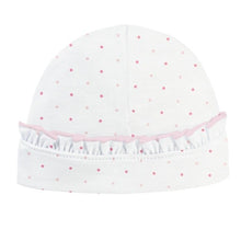 Load image into Gallery viewer, Pink Dots Ruffle Footie
