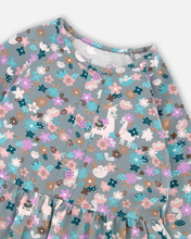 Load image into Gallery viewer, Organic Cotton Llama Dress
