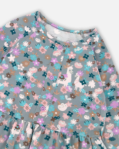 Organic Cotton Llama Dress